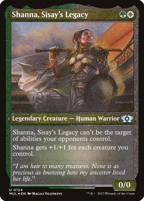 Shanna, Sisay's Legacy - Multiverse Legends - Etched Foil