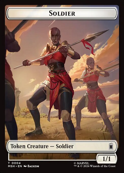 Soldier - Marvel Super Heroes Tokens