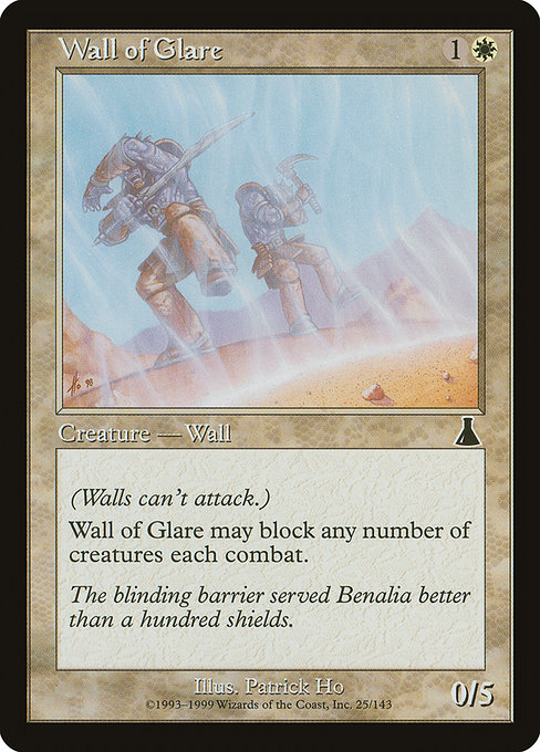 Wall of Glare - Urza's Destiny