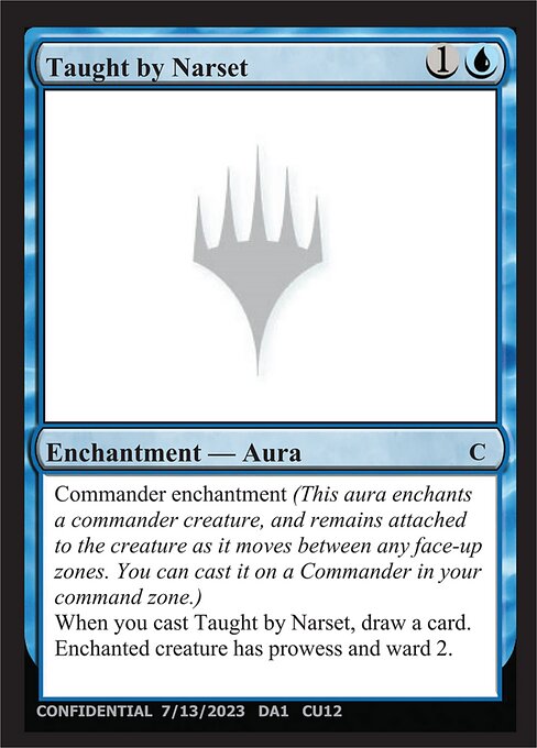 Taught by Narset - Unknown Event