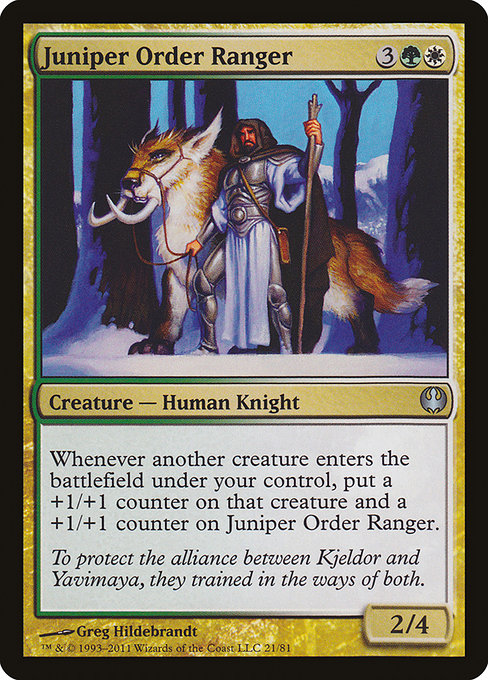 Juniper Order Ranger - Duel Decks: Knights vs. Dragons