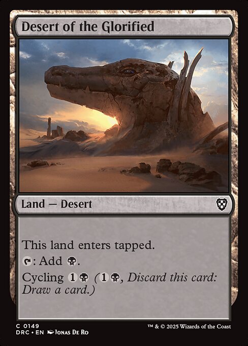 Desert of the Glorified - Aetherdrift Commander