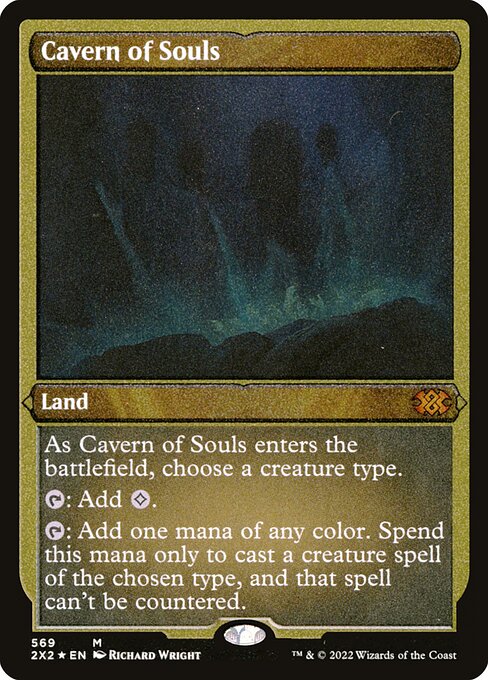 Cavern of Souls - Double Masters 2022 - Etched Foil