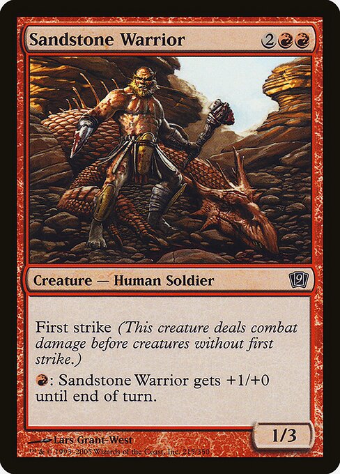 Sandstone Warrior - Ninth Edition