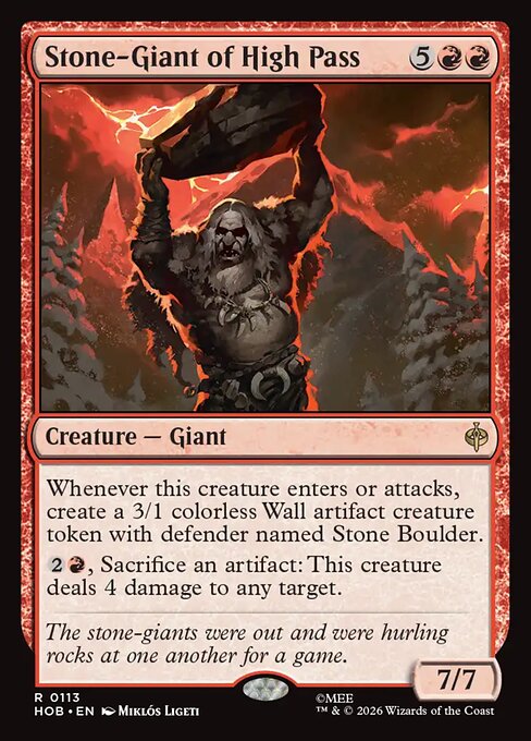 Stone-Giant of High Pass - The Hobbit
