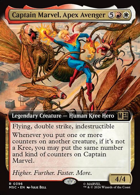 Captain Marvel, Apex Avenger - Marvel Super Heroes Commander - Extended Art