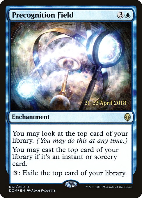 Precognition Field - Dominaria Promos