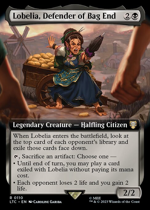 Lobelia, Defender of Bag End - Tales of Middle-earth Commander - Extended Art