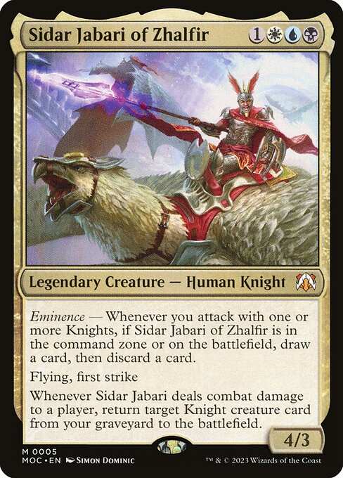 Sidar Jabari of Zhalfir - March of the Machine Commander