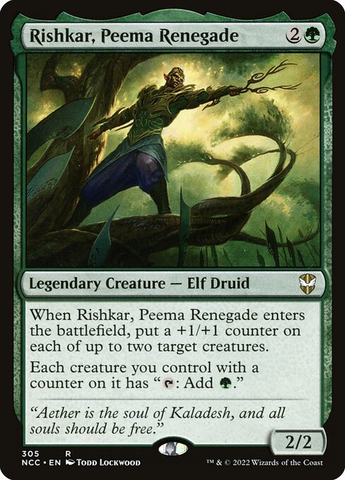 Rishkar, Peema Renegade - New Capenna Commander