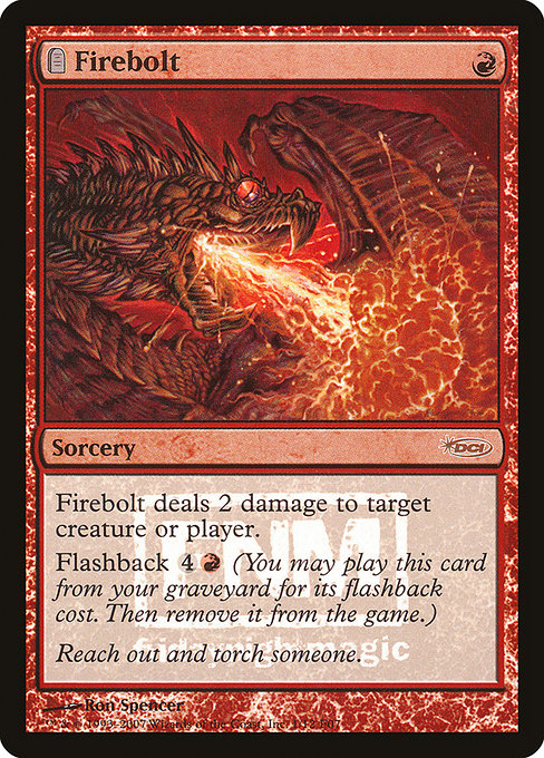 Firebolt - Friday Night Magic 2007 - Promo Foil