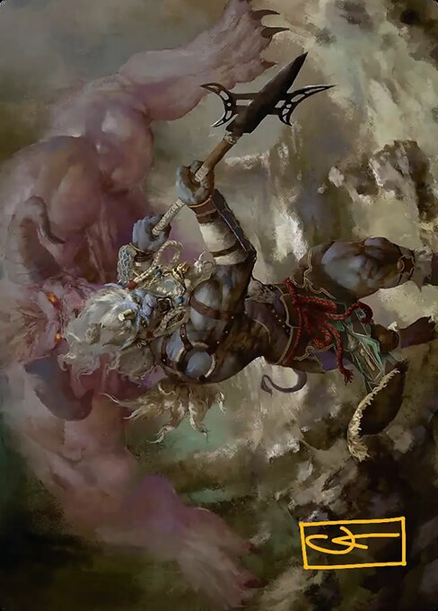 Kimahri, Valiant Guardian - Final Fantasy Art Series - Borderless