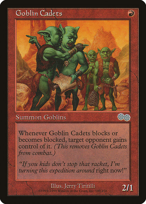 Goblin Cadets - Urza's Saga