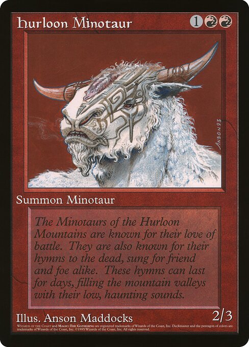 Hurloon Minotaur - Oversized 90's Promos