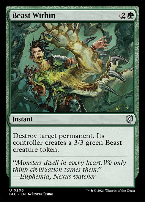 Beast Within - Bloomburrow Commander