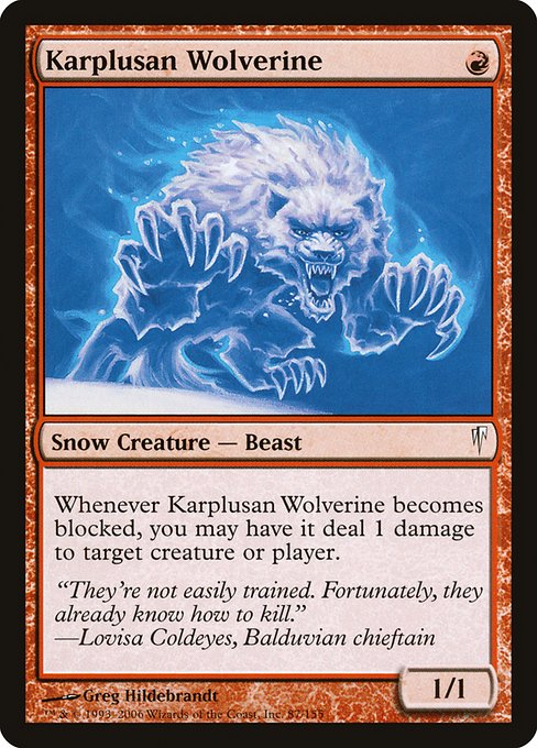 Karplusan Wolverine - Coldsnap