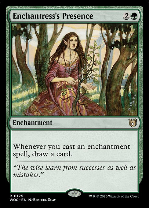 Enchantress's Presence - Wilds of Eldraine Commander