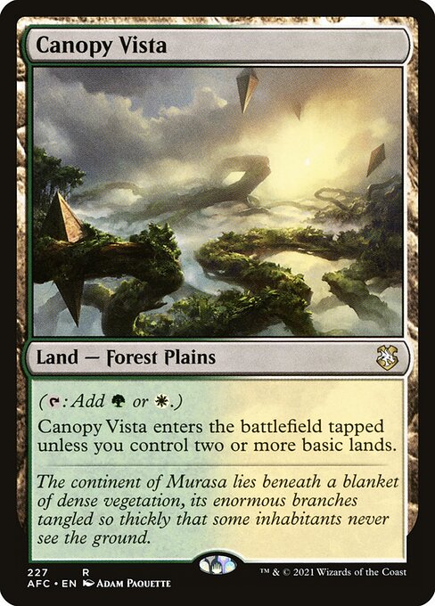 Canopy Vista - Forgotten Realms Commander