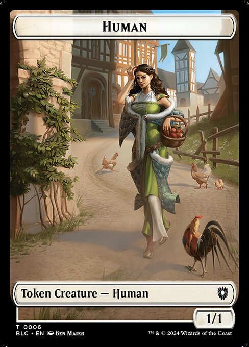 Human - Bloomburrow Commander Tokens