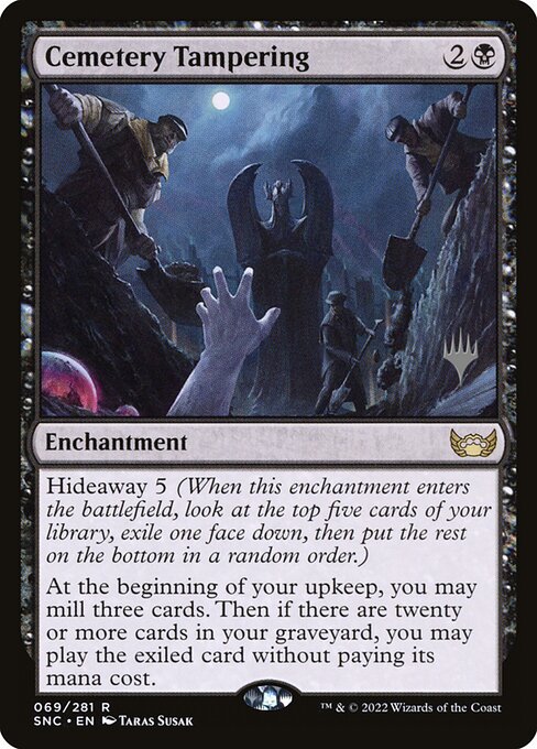 Cemetery Tampering - Streets of New Capenna Promos