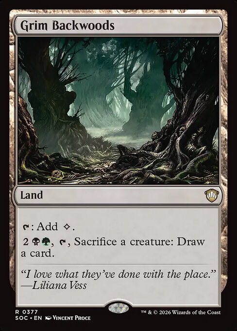 Grim Backwoods - Secrets of Strixhaven Commander