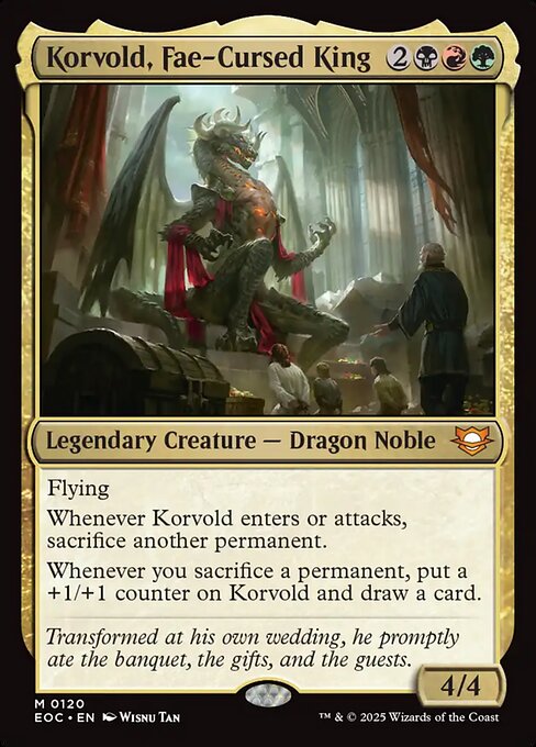 Korvold, Fae-Cursed King - Edge of Eternities Commander