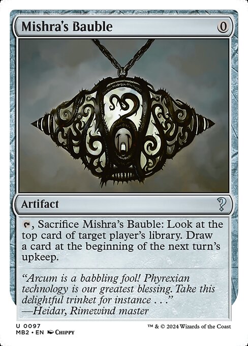 Mishra's Bauble - Mystery Booster 2