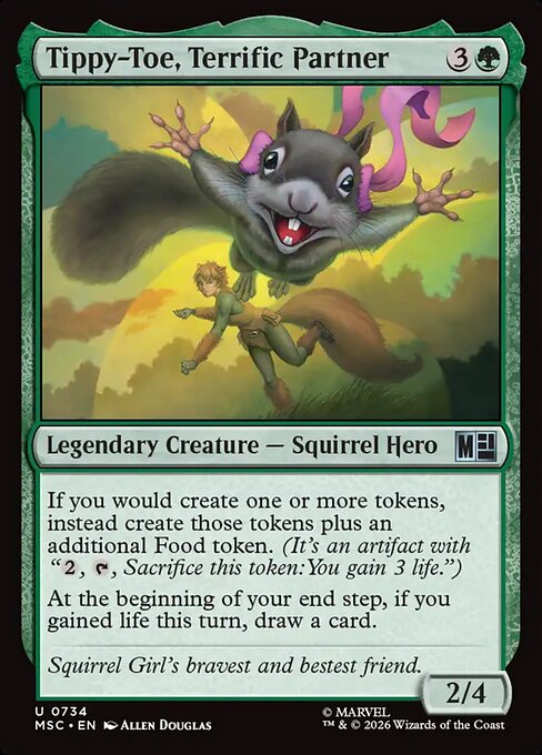 Tippy-Toe, Terrific Partner - Marvel Super Heroes Commander
