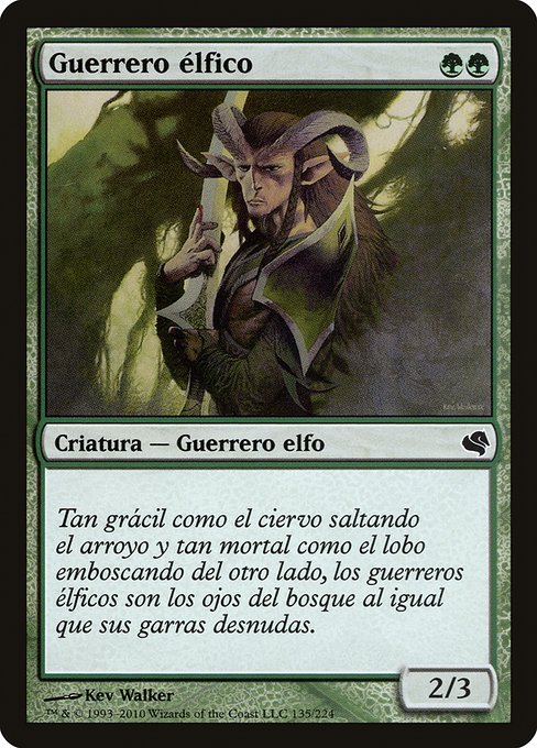 Guerrero élfico (Elvish Warrior) - Salvat 2011