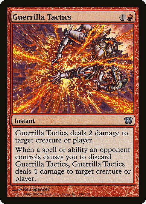 Guerrilla Tactics - Ninth Edition - Promo Foil