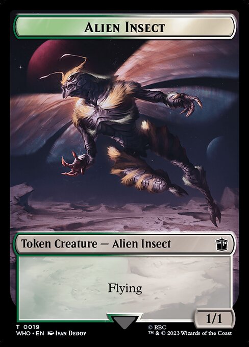 Alien Insect - Doctor Who Tokens