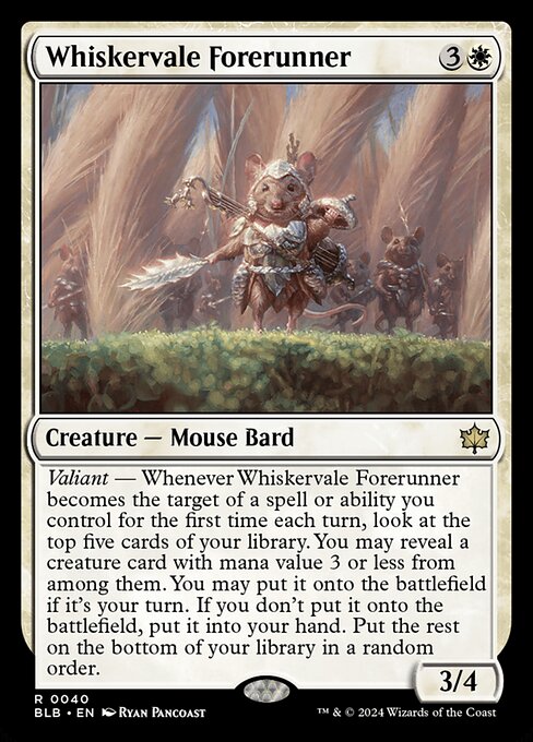 Whiskervale Forerunner - Bloomburrow