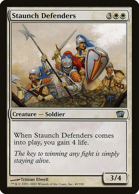 Staunch Defenders - Eighth Edition - Promo Foil