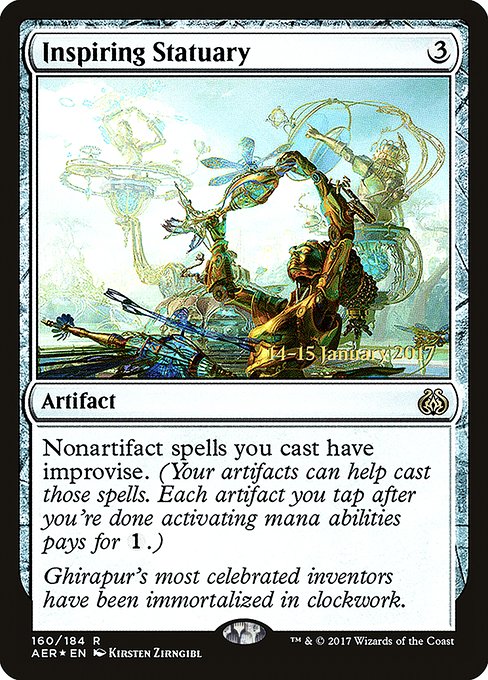 Inspiring Statuary - Aether Revolt Promos - Promo Foil