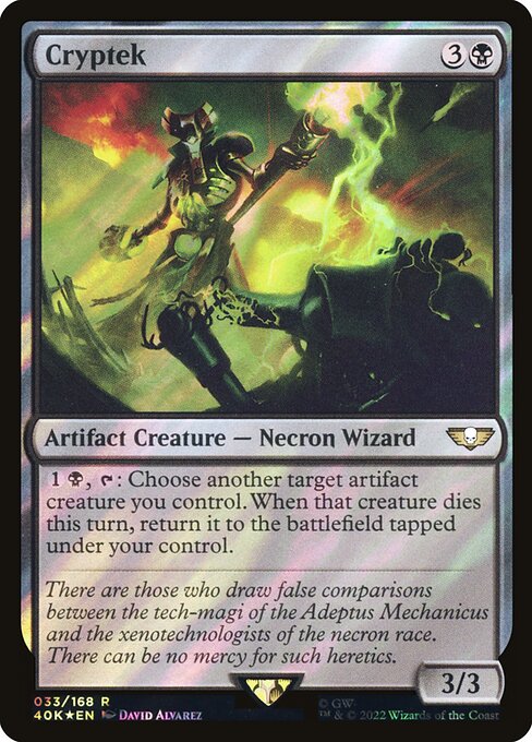 Cryptek - Warhammer 40,000 Commander - Surge Foil