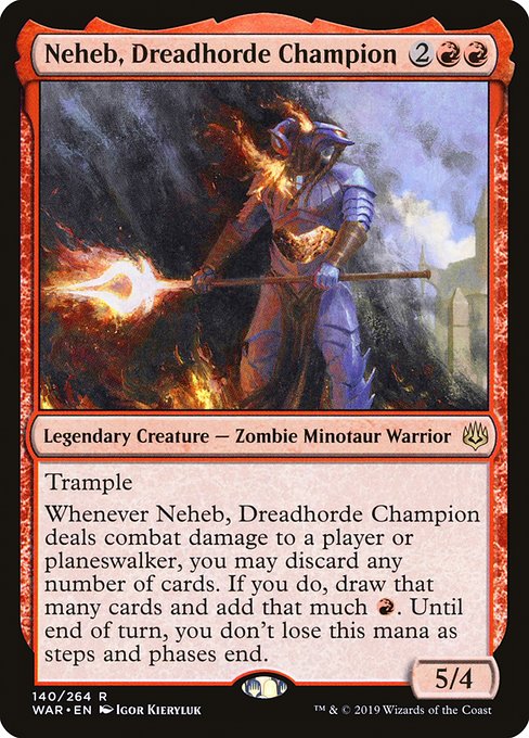 Neheb, Dreadhorde Champion - War of the Spark