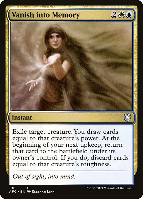 Vanish into Memory - Forgotten Realms Commander