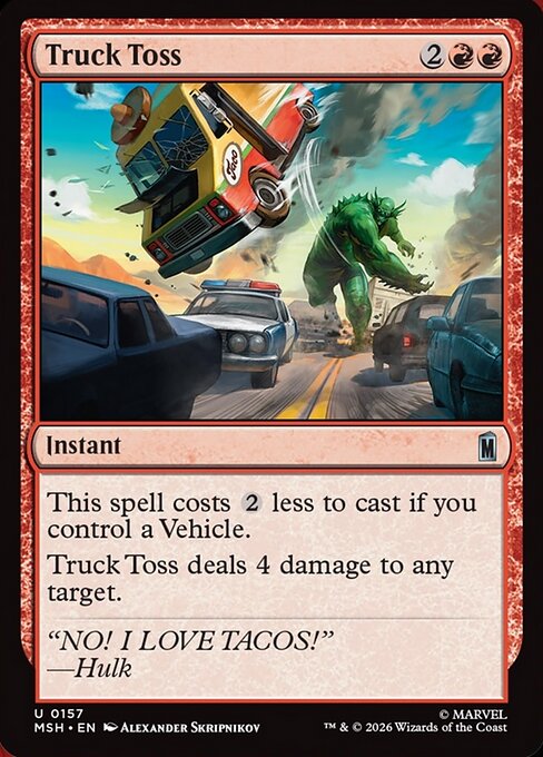Truck Toss - Marvel Super Heroes