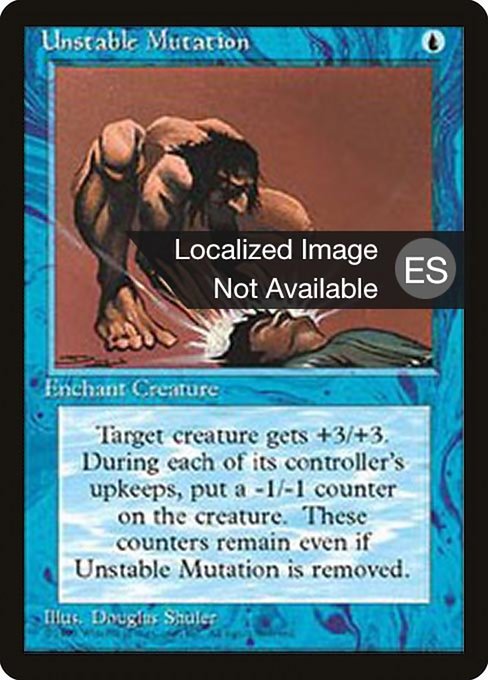 Mutación inestable (Unstable Mutation) - Fourth Edition Foreign Black Border