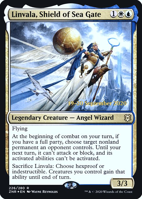 Linvala, Shield of Sea Gate - Zendikar Rising Promos