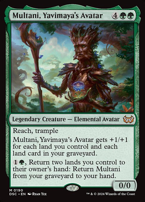 Multani, Yavimaya's Avatar - Duskmourn: House of Horror Commander