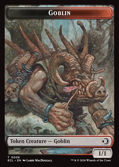 Goblin - Lorwyn Eclipsed Tokens