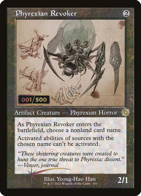 Phyrexian Revoker - The Brothers' War Retro Artifacts - Double Rainbow, Retro
