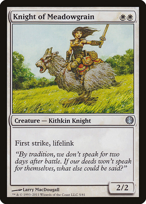 Knight of Meadowgrain - Duel Decks: Knights vs. Dragons