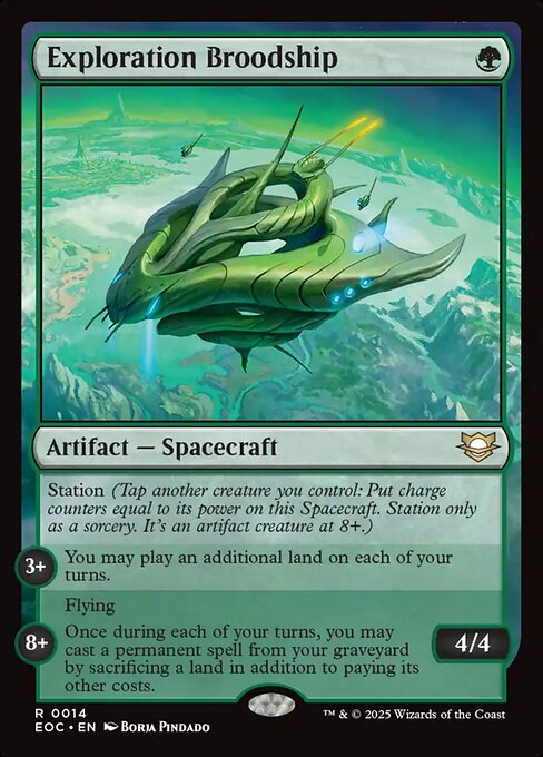 Exploration Broodship - Edge of Eternities Commander
