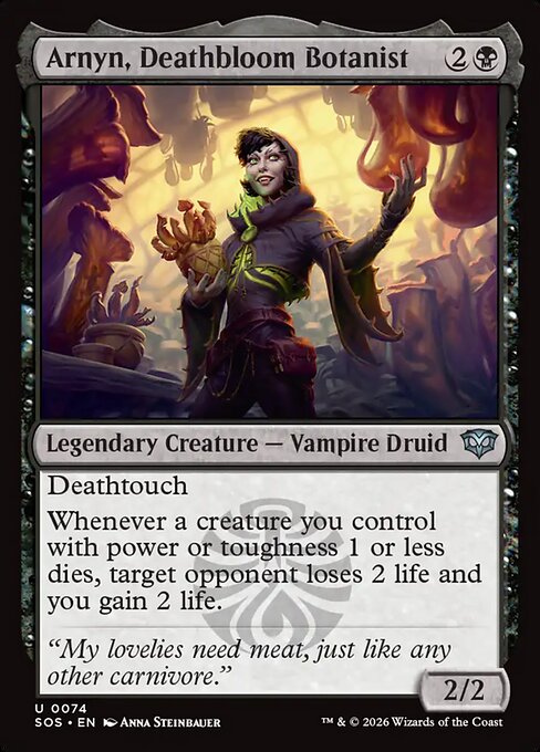 Arnyn, Deathbloom Botanist - Secrets of Strixhaven