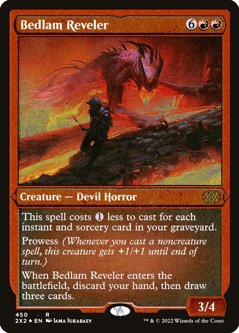 Bedlam Reveler - Double Masters 2022 - Etched Foil