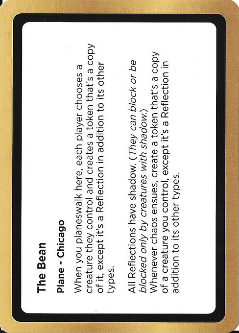 The Bean - Black Lotus Unknown Planechase