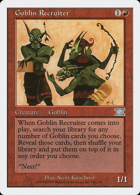 Goblin Recruiter - Classic Sixth Edition