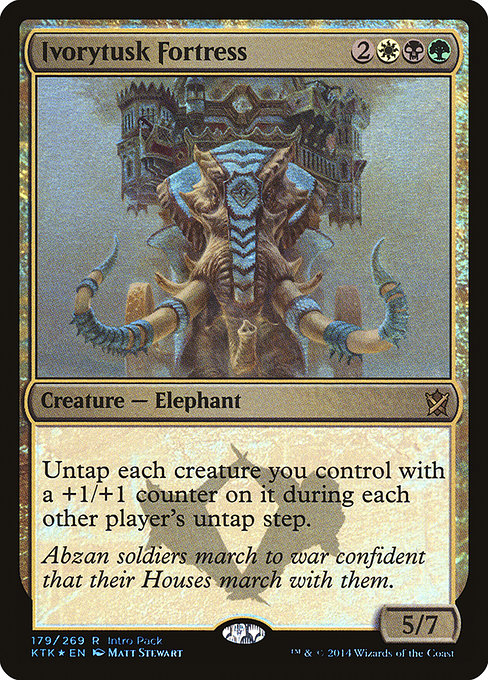 Ivorytusk Fortress - Khans of Tarkir Promos - Promo Foil